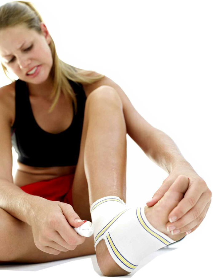 Recuperare dopo una distorsione alla caviglia